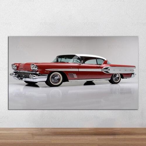 Modern Painting Pontiac Bonneville Special Luxury Retro Car Poster Print Wall Art for Living Room Home Decor Frame