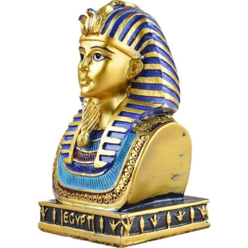 Resin Statues Ancient Egyptian Figurine Statue Handmade Articrafts for Home Office Tabletop Decoration