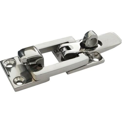 Heavy Duty 316 Stainless Steel Anti-Rattle Lockable Hold Down CLAMP Two Stainless Steel Lockable Latches