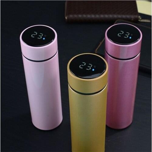 Hot Intelligent Stainless Steel Thermos Bottle Cup LED Digital Temperature Display Travel Car Soup Coffee Mug Vacuum Flasks
