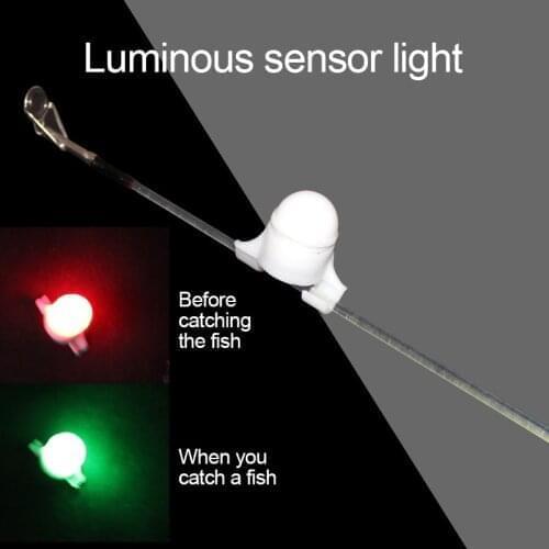 Outdoor Night Fishing Bite Alarm Luminous Alarm Electronic LED Lamp Bead Fishing Bite Alarms Fishing Line Gear Alert Indicator