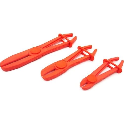 3Pcs/Set Nylon Hose Clamp Tool Set Brake Fuel Water Line Clamp Plier Hands Free Tool