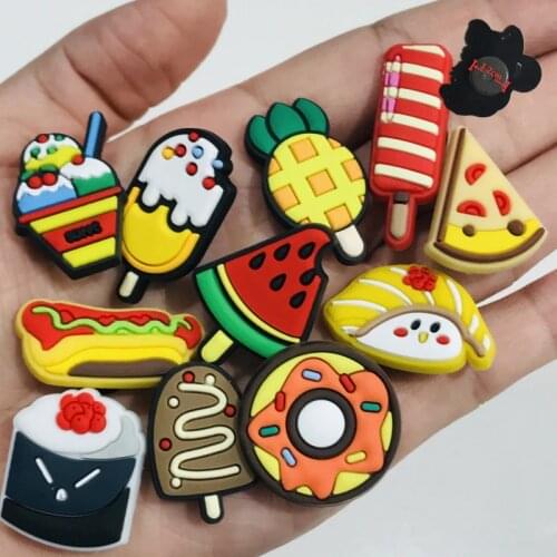 1 PCS PVC Cute Cartoon Food Fridge Magnetic Sticker Ice Cream Sushi Hot Dog Donut Refrigerator Magnets Boys Girls Gifts Kids Toy