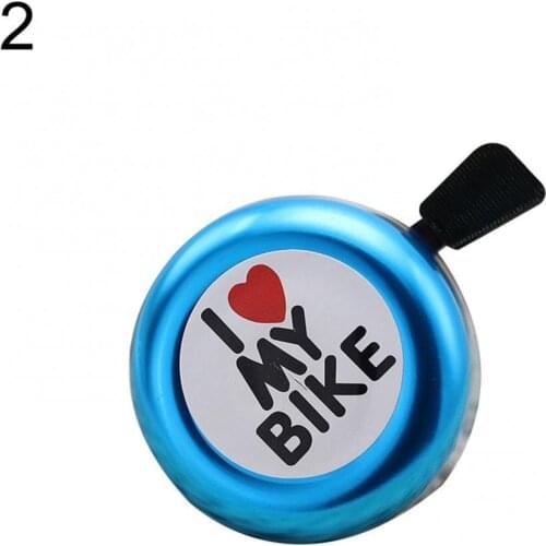 50% Hot Sale Cute I Love My Bike Printed Bike Bicycle Bell Clear Sound Alarm Warning Ring звонок велосипедный timbre bicicleta