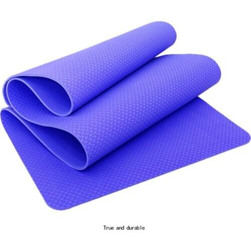 6mm Extra Thick High Quality NRB Non-slip Yoga Mats For Fitness Environmental Tasteless Pilates Gym Exercise Pads with Bandage