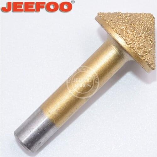 A12-Angle 20 8*22*10mm Stone Carvings Cutters /CNC Engraving Tools/ Mmelt Diamond Tools/ Stone Cutting Bits