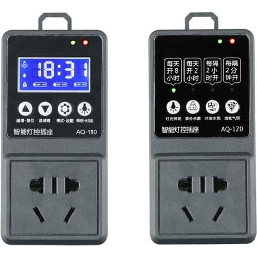 Aquarium Smart Timer Switch Socket Light Controller Lamp Dimmer Modulator Fish Tank Device Aquarium Accessories C42