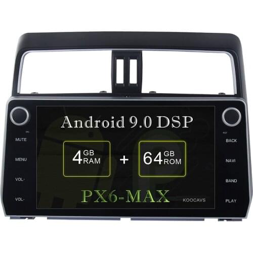 KOOCAVS 10.2" IPS Android 9.0 Car GPS Radio Player for Toyota New Prado 2018 with 4GB+64GB Stereo Multimedia Headunit