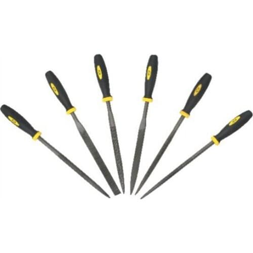 BESTIR taiwan made 6pcs 4*160mm bearing steel files set Wood Carving Craft Tool NO.96211 freeshipping