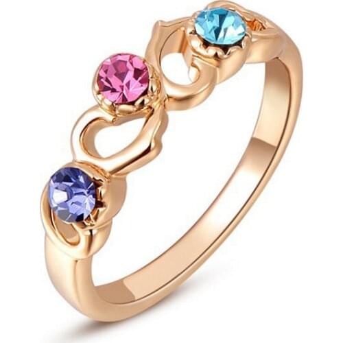 Кольца с фианитами для женщин COWNINE China At AliExpress