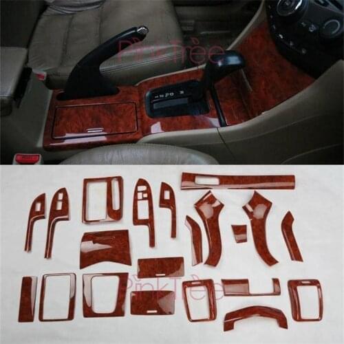 For Honda Accord 2003-2007 7th Generation Wooden Color Interior Cover Trim Stickers Car Styling Accessories