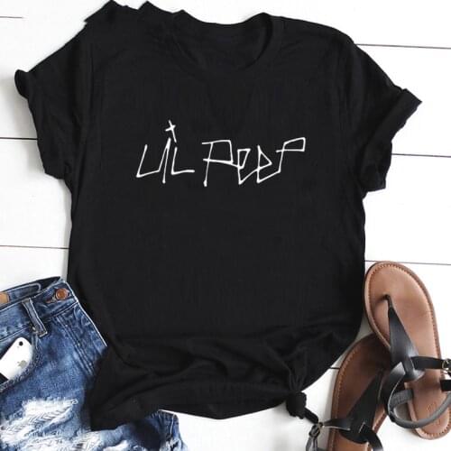 Tshirt Rip Lil Peep T Shirt women Funny Cartoon T-shirt Lil Peep Rapper Tshirt Hip Hop Tops Graphic Tees oversized tshirts