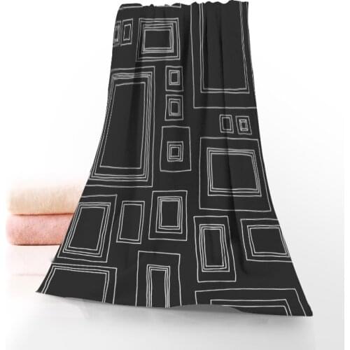 Hot Sale Custom Wallpaper Map 35x75cm Fitness Sports Towel Portable Quick-Drying Towel Yoga Outdoor Microfiber Sports Towel