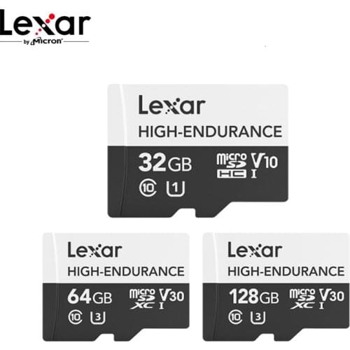 Lexar High Endurance Micro SD Card Max 100MB/s Memory Card 32GB SDHC V10 64GB 128GB SDXC V30 C10 Waterproof TF Card For 4K Video
