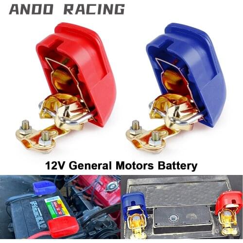 Car Battery Terminals for Car Caravan Boat Moto Positive & Negative Electrode Quick Release Lift Off Connector Clamps