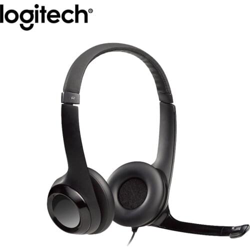 Logitech H390 USB computer office gaming headset headset with microphone microphone