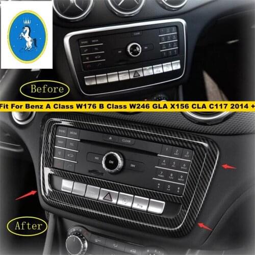 Central Control Air Conditioning AC Panel Cover Trim For Mercedes-Benz A Class W176 B Class W246 GLA X156 CLA C117 2014 - 2018