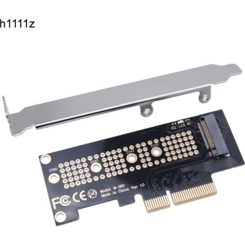 M.2 NVME PCIE Adapter NVME M2 Adapter NVME SSD PCI Express Card M Key to PCIE 3.0 X4 Adapter for 2230 2242 2260 2280 FULL SPEED