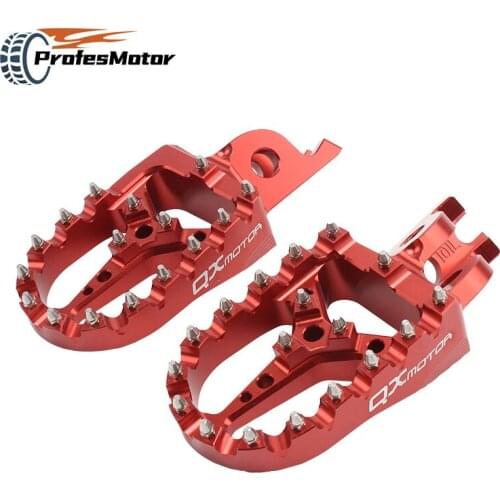 Motorcycle CNC Foot Peg Pedal Aluminum Footrest For YAMAHA Yz 125 250 Yz125 Yz85 Yz450f Wr250 450f 99-17 Pit Bike
