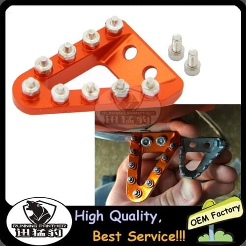 Rear Brake Pedal Lever Step Tip For 125 150 200 250 300 350 400 450 500 SX SXF EXC EXCF XC XCF XCW XCFW Husqvarna 2017-2019
