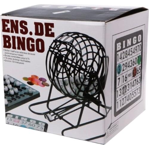 OOTDTY 2018 Bingo Game Set Lottery Numbers Picking Lucky Machine Fun Family Party New Deluxe With Retail Package