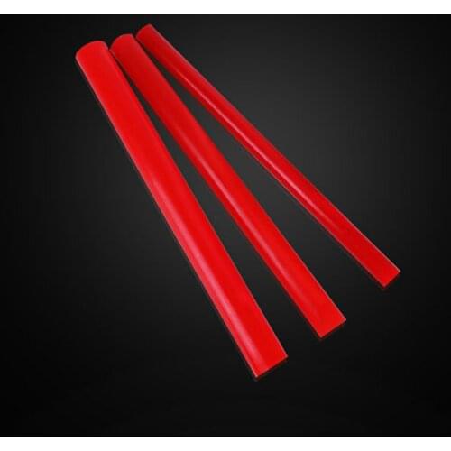 PU Elastic Bar Rod PU Round Bar Rubber Polyurethane Dichotomanthes Die Pad Mould Sealing Gasket Filler Round Stick Red Color