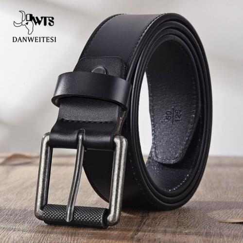 [DWTS]mens belt Leather belt men genuine leather men belt male strap luxury pin buckle belts casual men belts vintage jeans