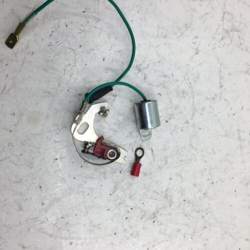 SherryBerg Points Condensor & Low Tension for lucas 45D 45D4 distributor ignition kit for CLASSIC Mini MGB GT