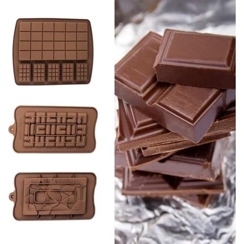 Hot Chocolate Silicone Mould Jelly Candy DIY Mold Waffle Love Fragments Shaped Baking Mold Kitchen Accessories Baking Decoration