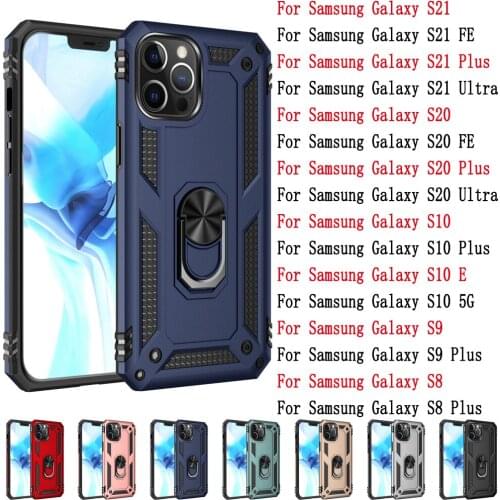 Sunjolly For Samsung Galaxy S21 S20 Plus Ultra FE S10 S10 Plus S10E S8 S8 Plus S9 S9 Plus S10 5G Case Cover coque Bracket