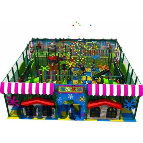 Shopping Mall indoor playground games ball pool playground with slide IP-025C