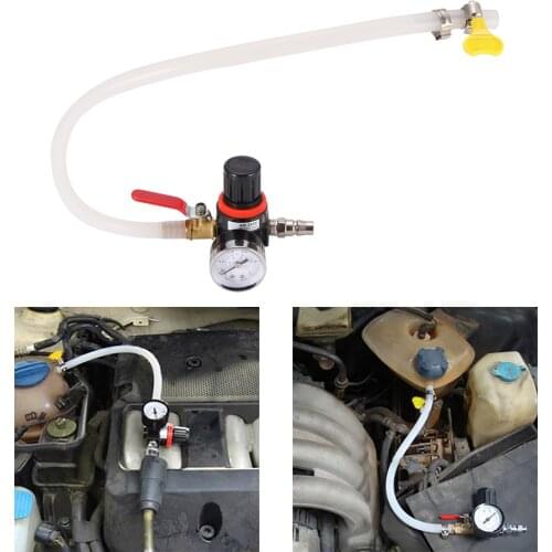 Universal Car Cooling Radiator Pressure Tester Checker Water Tank Pressure Leak Detector Water Tank Detector Checker Tool