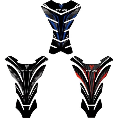 3D Motorcycle Tank Pad Protector Case for Yamaha MT-03 MT03 mt03 Tank Decal Stickers