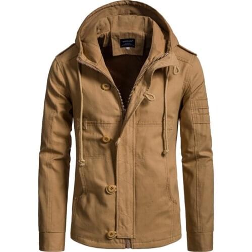 2020 zipper mens jacket spring autumn brand slim windbreaker jacket mens black casual jacket mens hooded jacket plus size