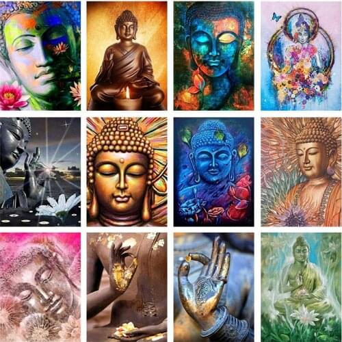 Diamond Painting 5D DIY Religion Cross Stitch Kits Full Square Round Drill Diamond Embroidery Diamond Mosaic Home Decor