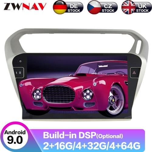Car Radio Player Android 9 GPS Navigation For Citroen Elysee For PEUGEOT 301 2014 - 2018 Radio Head Unit Multimedia Player
