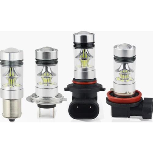 Automobile Led Fog Lamp H1 H3 H7 H8 H11 9005 9006 20SMD 100W LED Headlight