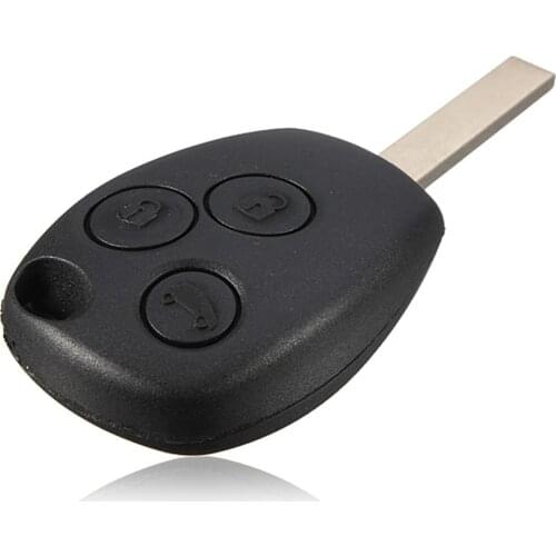 3 Button FOB Shell Blade Remote Key Case For Renault Clio Twingo Kangoo Modus 2006 - 2010