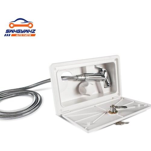 RV Shower With Lock Boat Marine Camper Motorhome Caravan Accessories Box RV External Exterior Shower Camper Accessories