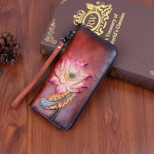 Gold Coral Wallets And Business Card Holders