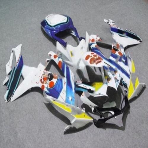 Injection Full Fairings For Suzuki GSXR600 GSXR750 K8 2008 2009 2010 GSX-R750 ABS Plastic Motorcycle Bodywork White Blue Black