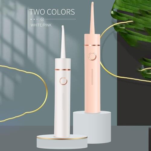 Electric Water Flosser Oral Irrigator Portable Without Water Tank IPX7 Waterproof Rechargeable Dental Flusher Teeth Whitening