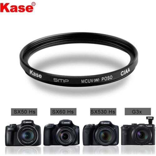 Kase B270 Optical Glass Multilayer Coating POSO MCUV II Filter for Canon SX50 SX60 SX70 HS G3x
