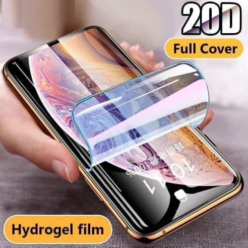 Soft Hydrogel Film Full Cover For IPhone 12 mini 11 Pro XS Max XR X SE 2020 8 7 6 6s Plus Screen Protector Film Not Glass