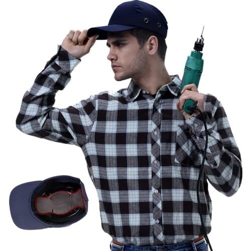 New Work Safety Bump Cap Helmet Baseball Hat Style Protective Safety Hard Hat For Work Site Wear Head Protection