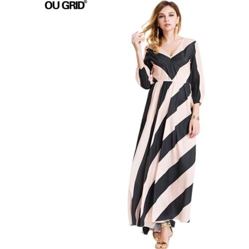 OU GRID Long Dresses