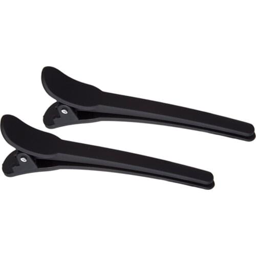 Plastic Hair Clips Black Hairdressing Clamps Salon Styling Hair Accessories