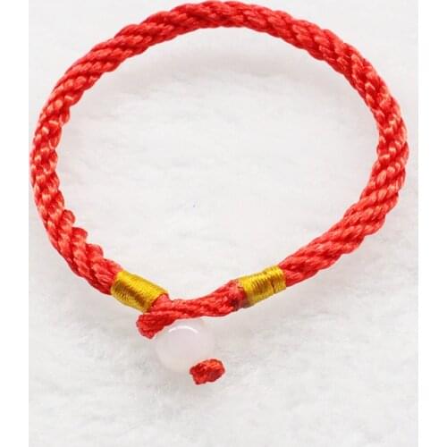 CHENFAN Lucky Red Green Handmade Rope Bracelet for Women Bracelets Men Jewelry Couple Fashion Red Thread String Bracelet present