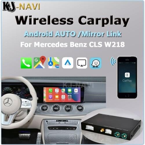 With Android Auto Mirror Link AirPlay For Mercedes Benz CLS W218 2010-2018 Vito Viano Car Play Functions Wireless CarPlay