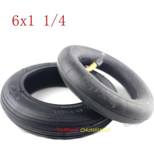 Size 6X1 1/4 Tire with Inner Tube Fits Many Gas Electric Scooters and E-Bike 6 Inch for A-Folding Bike 6 X 11/4 Tyre